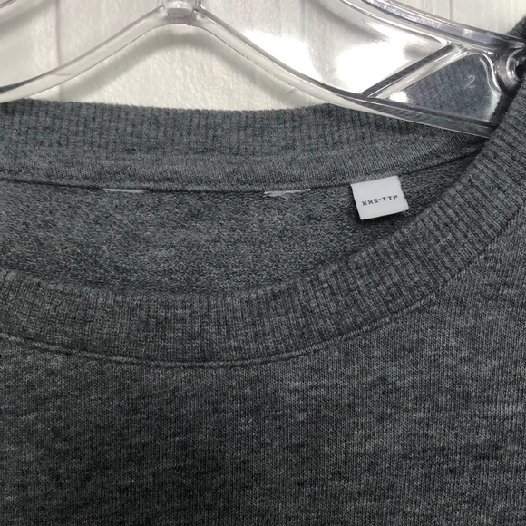 GREY LONG SLEEVES SHIRT WITH A FAUX WHITE BLOUSE - Picture 4 of 5